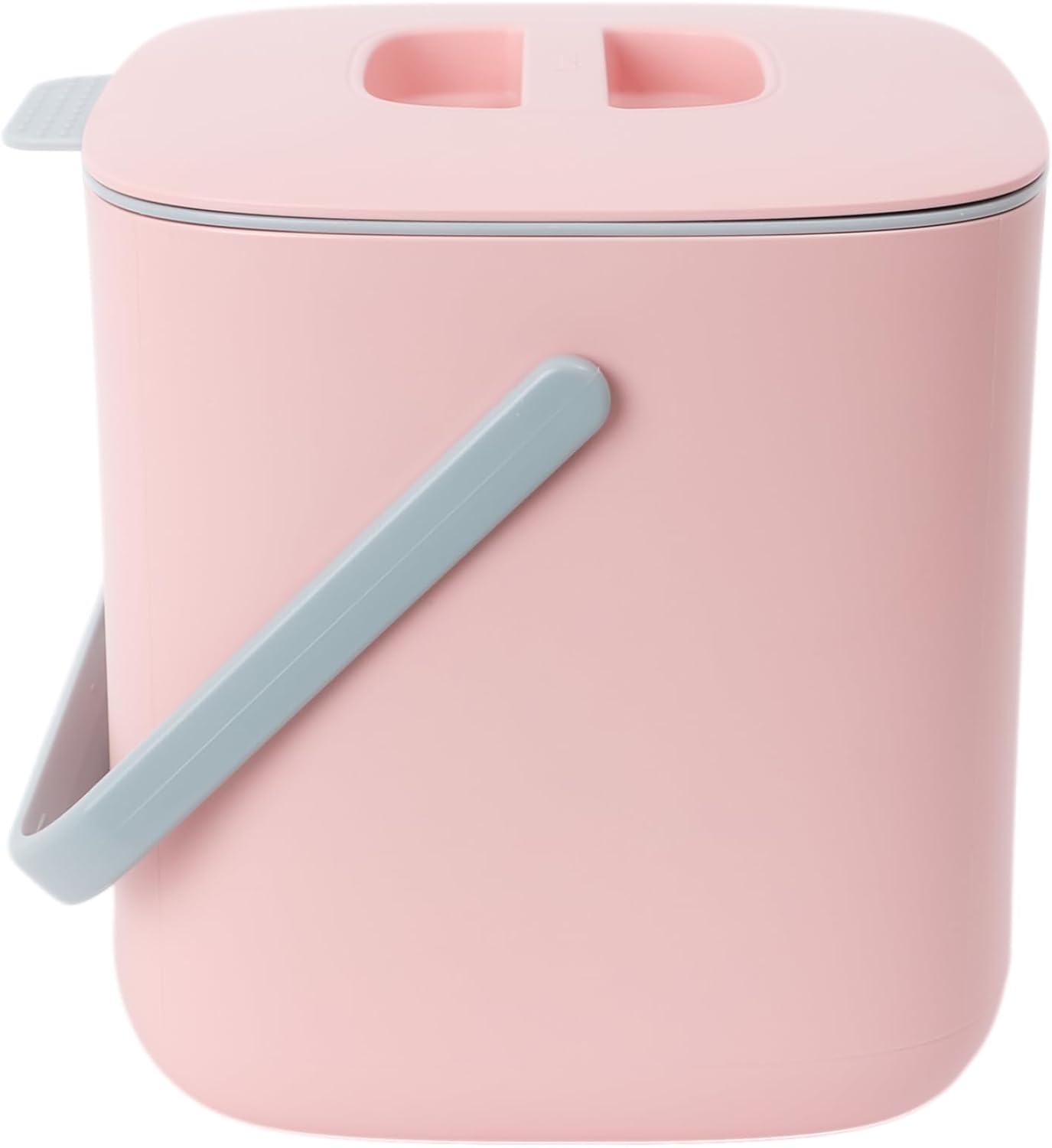 BLUE GINKGO Cubo de compost de cocina, contenedor de basura de alimentos fácil de limpiar para cocina, contenedor de compost de cocina, cubo de