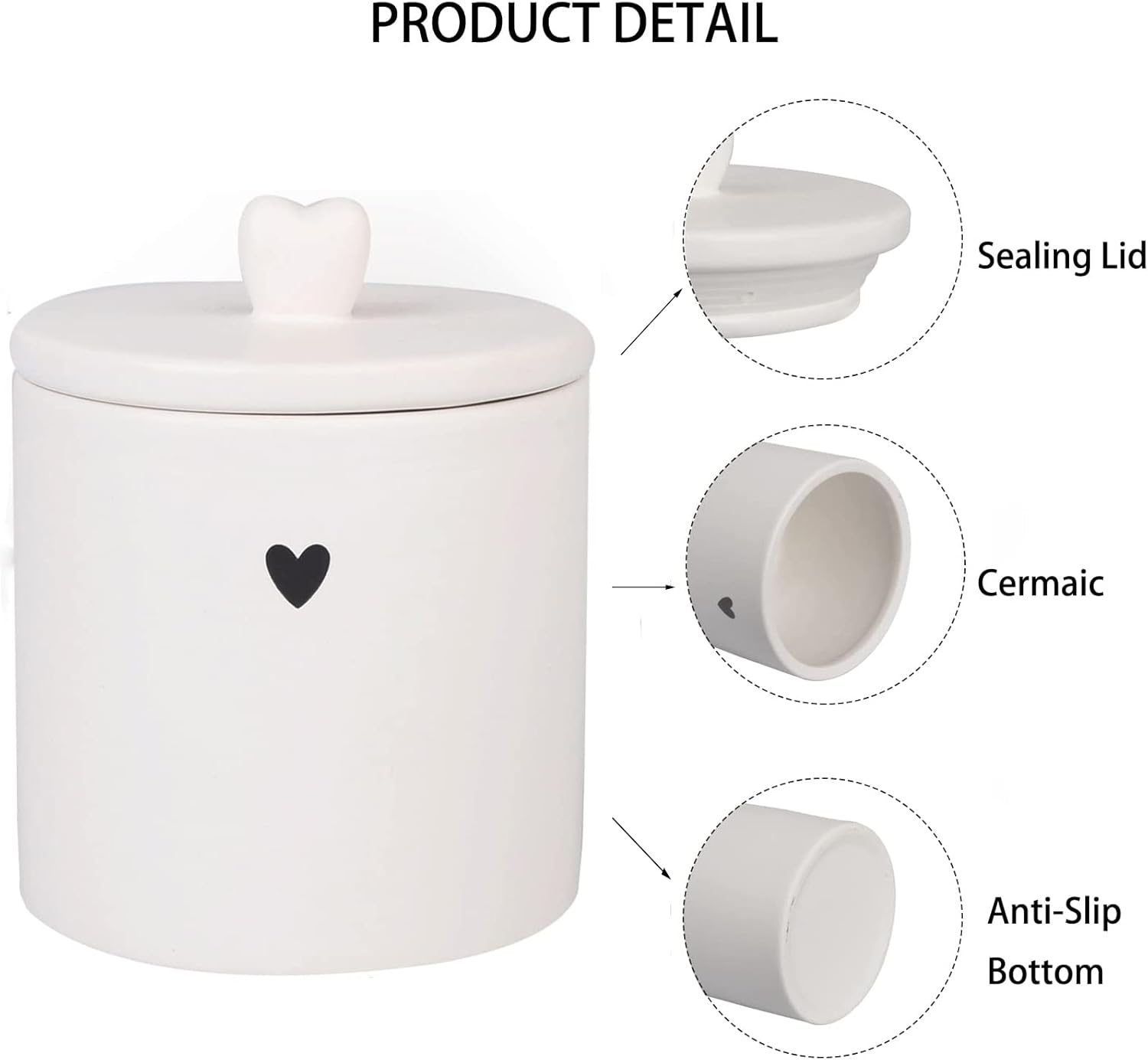 Soporte negro para cepillos de dientes con 3 ranuras y 2 soportes Qtip para baño, dormitorio, cocina