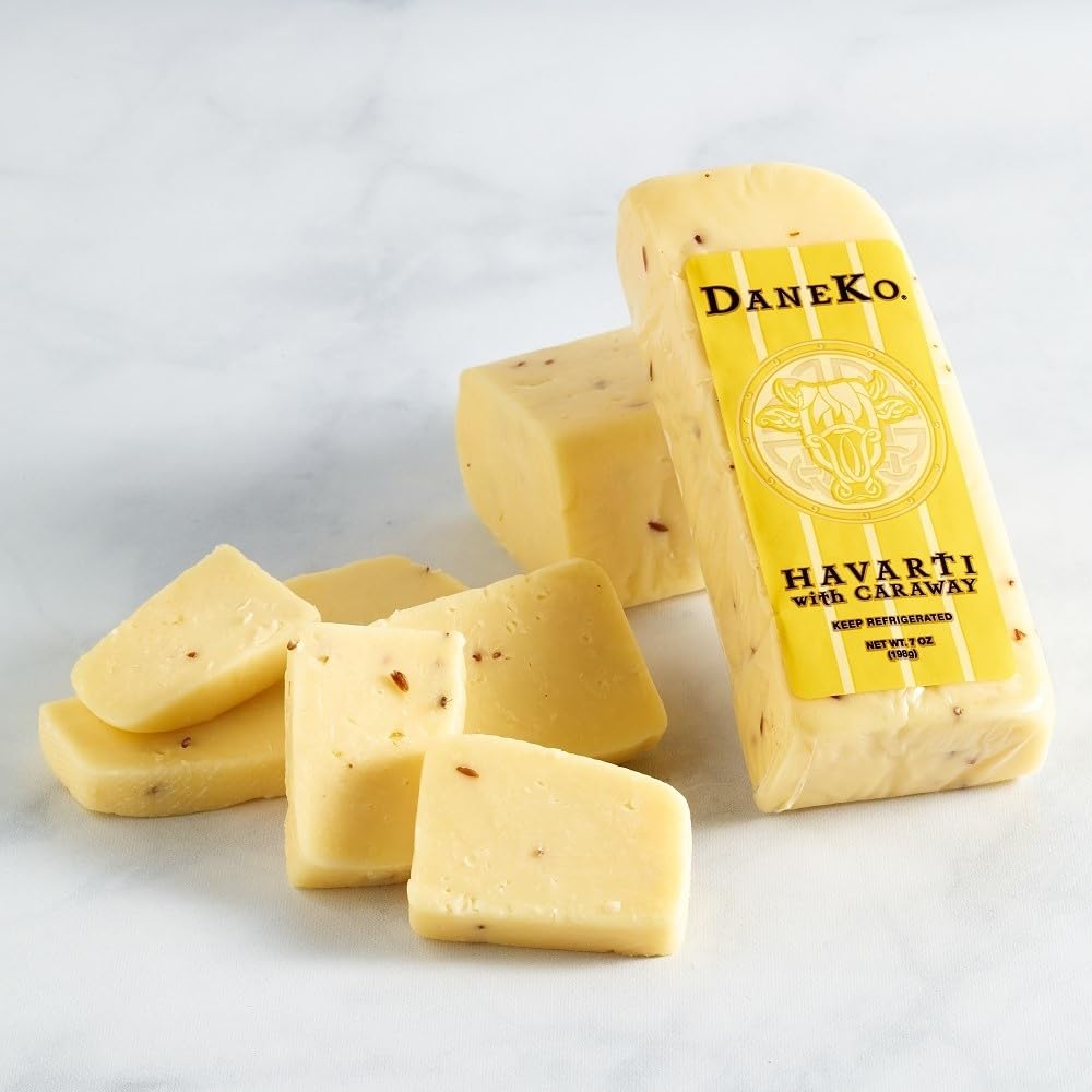 Queso DaneKo Havarti con alcaravea (12 x 7 oz.)