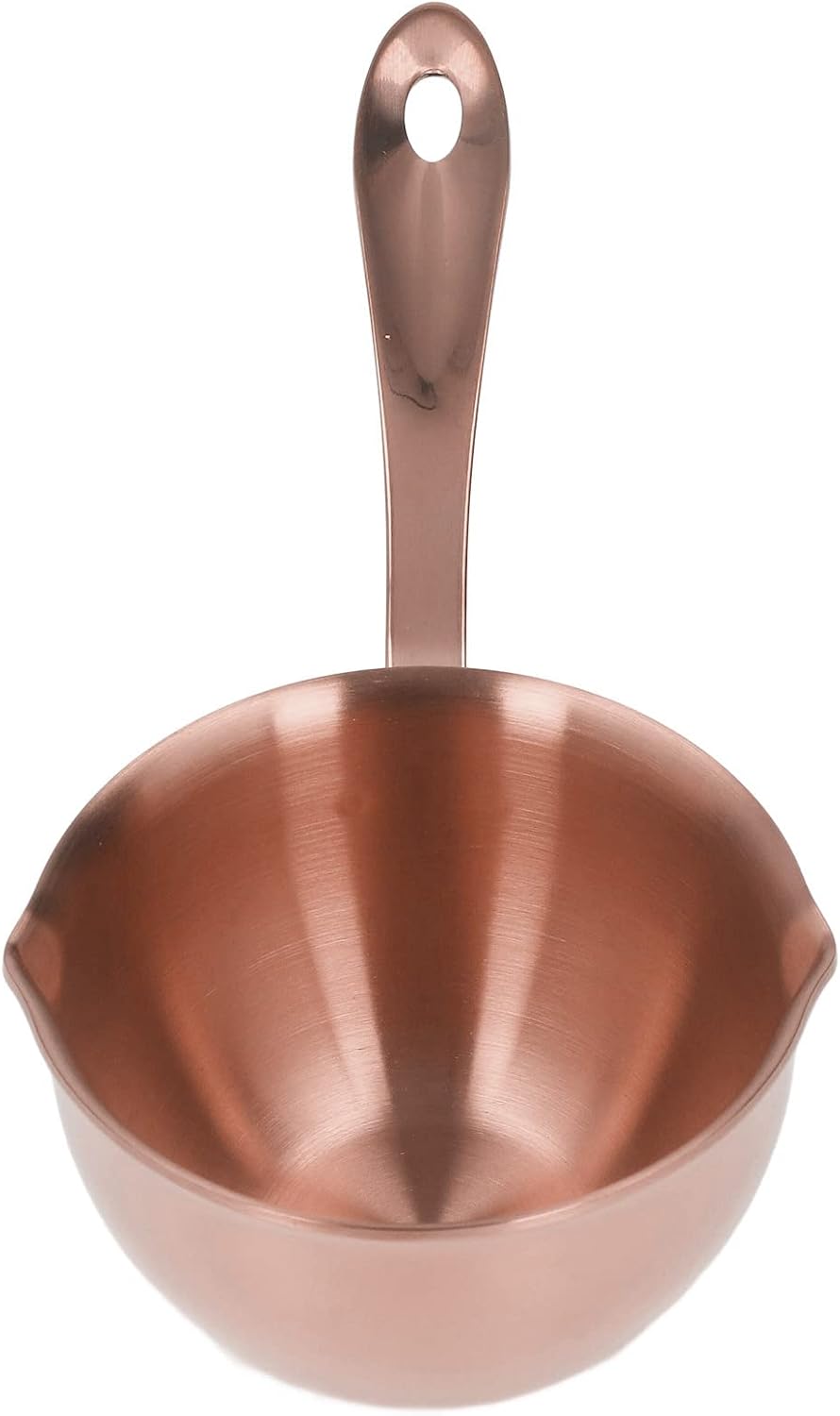 Cacerola de leche esmaltada de acero inoxidable olla de leche de acero inoxidable cacerola de mantequilla de acero calentador de leche con boquilla