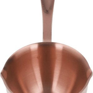 Cacerola de leche esmaltada de acero inoxidable olla de leche de acero inoxidable cacerola de mantequilla de acero calentador de leche con boquilla Cacerola de leche esmaltada de acero inoxidable olla de leche de acero inoxidable cacerola de mantequilla de acero calentador de leche con boquilla