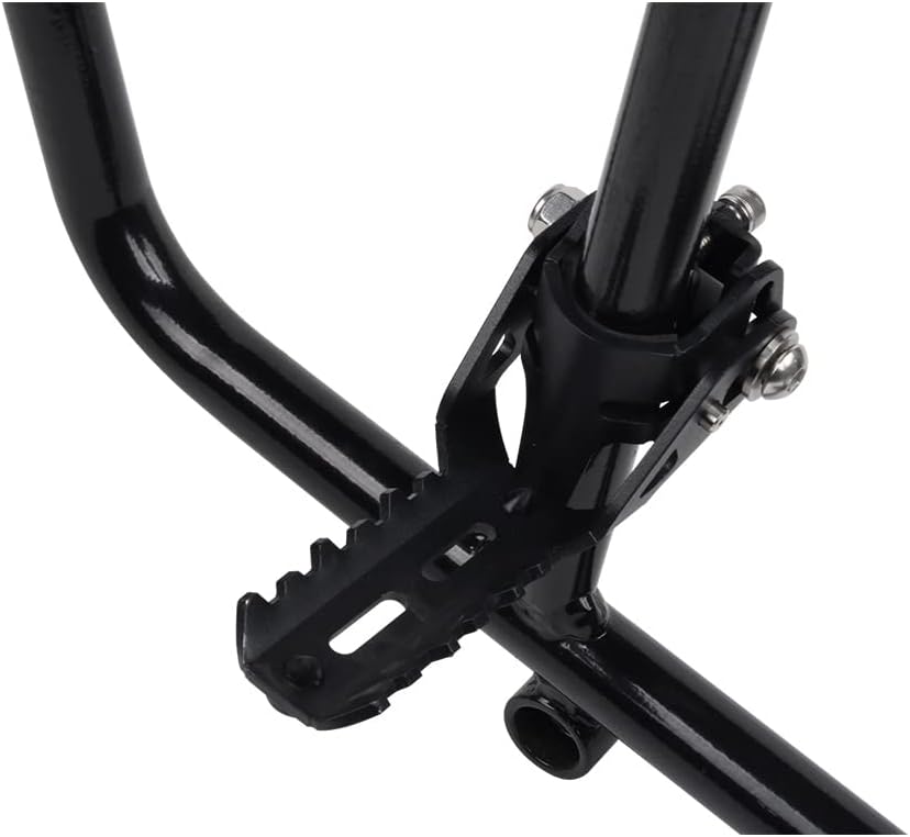 Estriberas delanteras para motocicleta, 0.984 in  1 pulgada, 0.866-0.984 in, estriberas plegables para reposapiés, abrazaderas de guardia del motor,