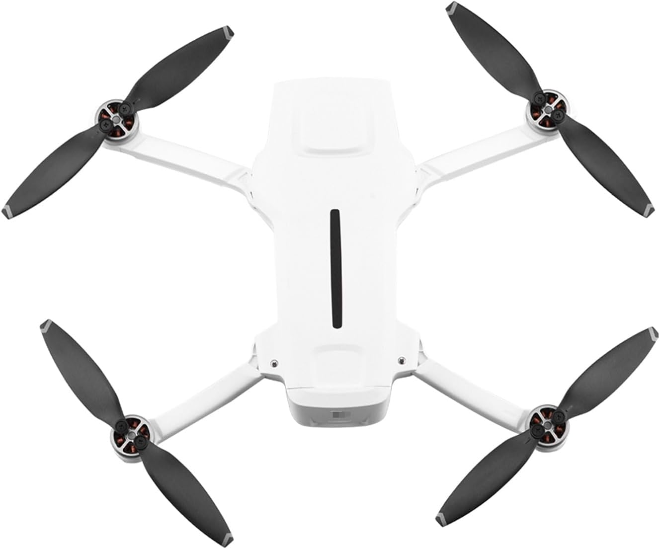 Accesorios de repuesto para drones, accesorios de hélices para FIMI X8 MiniMini V2 Drone plegable y ligero, ventilador de ala (color  borde naranja)