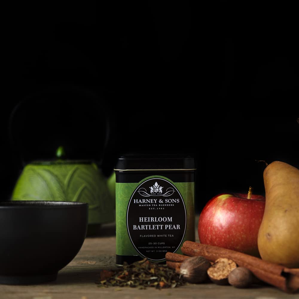 Harney & Sons Heirloom Bartlett Pear  Té de hojas sueltas de 3 onzas