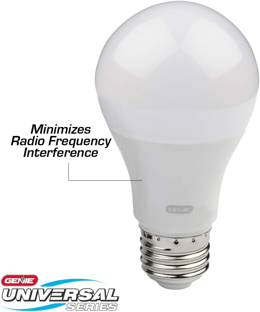 Genie Abridor de puerta de garaje Bombilla LED Modelo GLEDB2-R, blanco – 4000K, compatible con radiofrecuencia