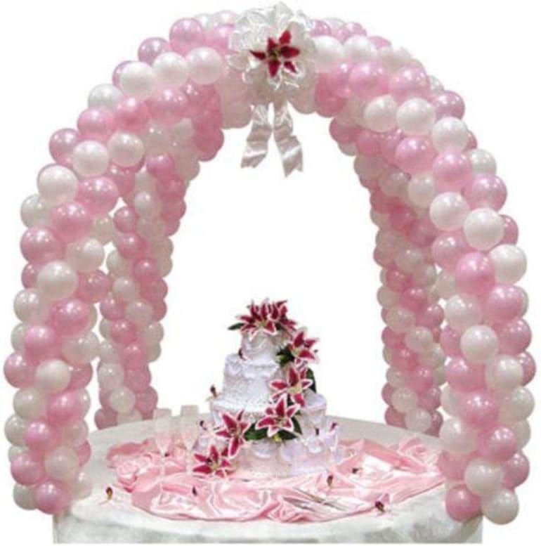 Efavormart – Kit de soporte de arco de globos ajustable de 12 pies, soporta hasta 100-120 globos