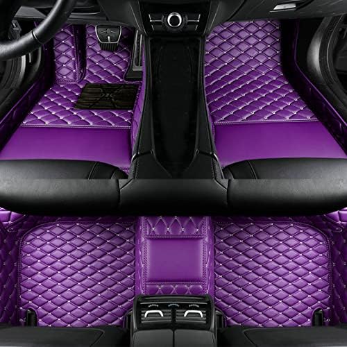 Alfombrillas de cuero personalizadas impermeables para el 99 % de los sedán, SUV, automóvil deportivo, negro, beige, almohadillas de vehículo para