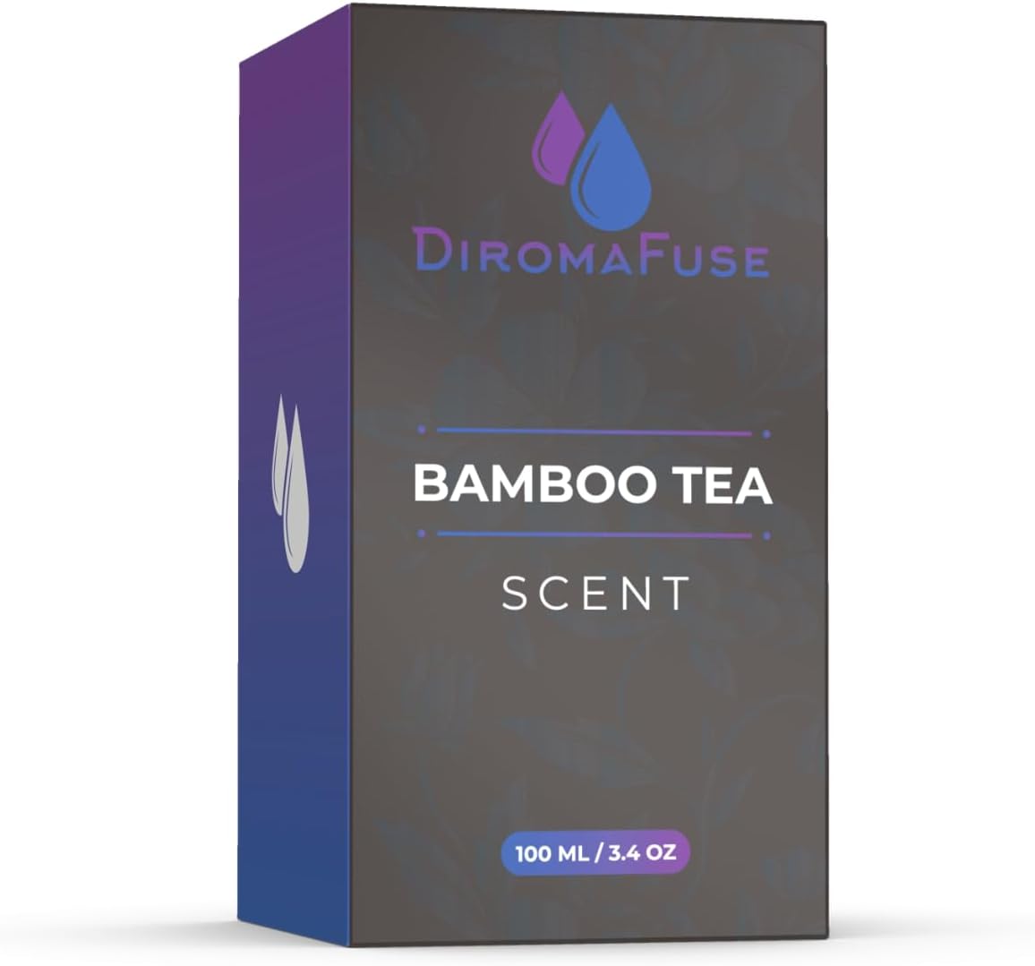 Aceite aromático para difusor de plugin, difusor de té de bambú para aromaterapia, no tóxico, apto para mascotas, aroma de té de bambú de 3.4 onzas