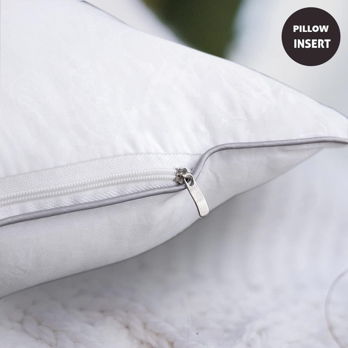 Comvi – Almohadas decorativas para sofá, color gris oscuro, rellenos y fundas (2 almohadas + 2 fundas de almohada), almohadas de terciopelo para