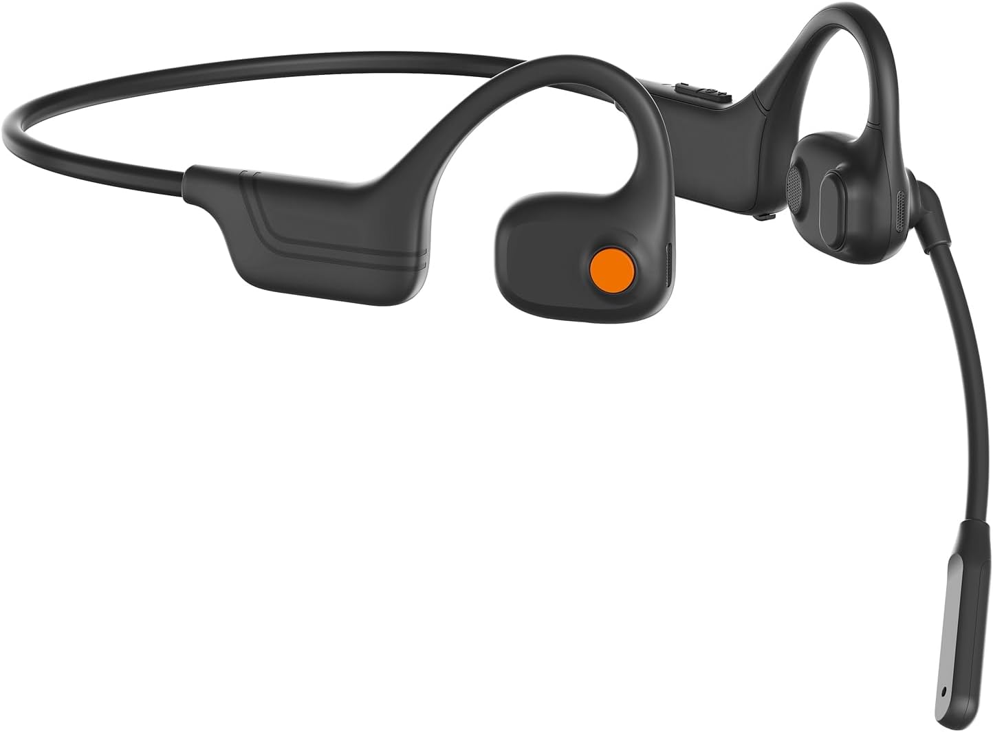 IFECCO – Auriculares de conducción de oído abierto con micrófono, auriculares Bluetooth 5.3 con micrófono de cancelación de ruido, auriculares