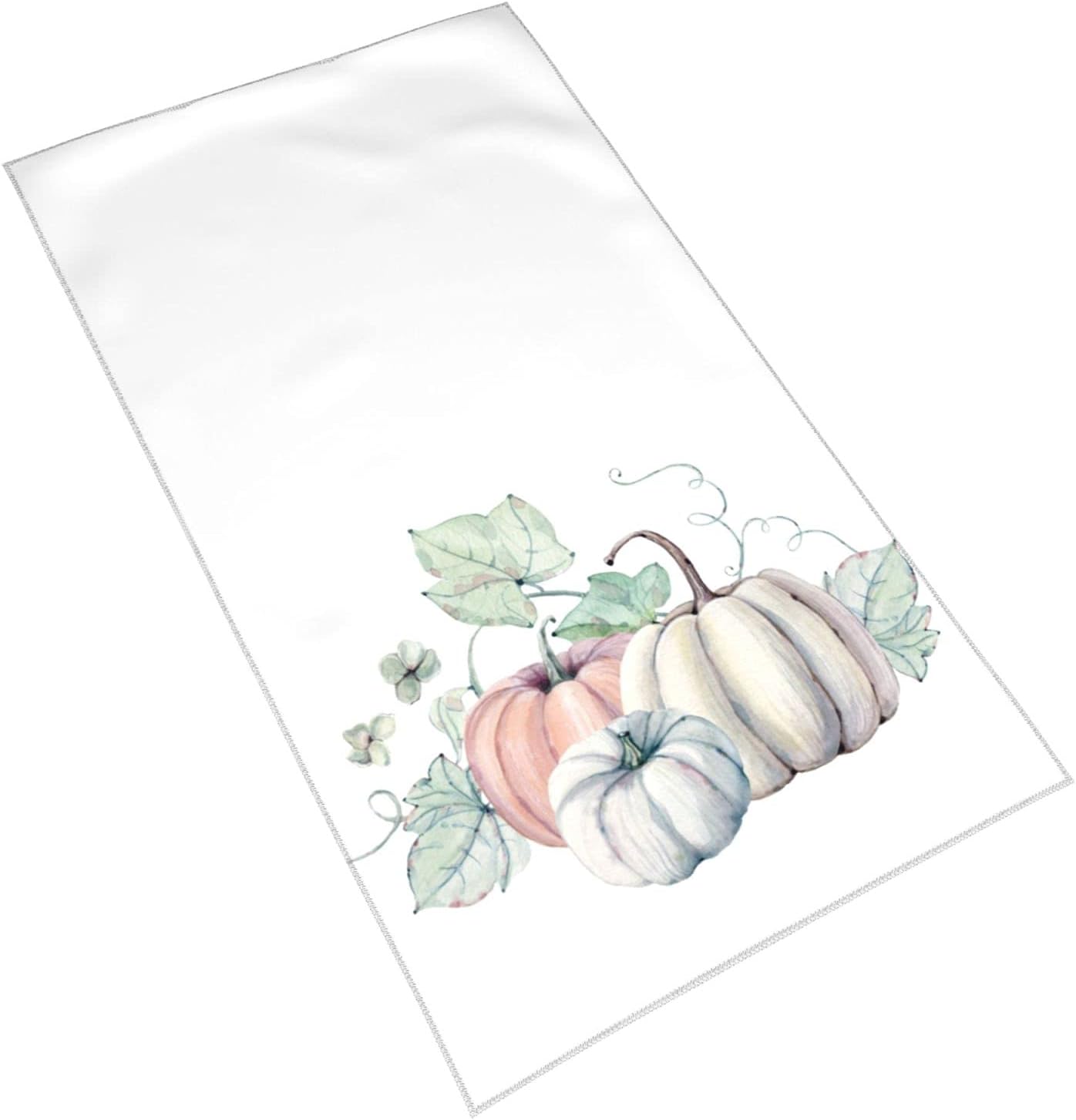 DADABULIU Toalla de mano con diseño de calabaza y otoño, para la cara, 27.5 x 15.7 pulgadas, microfibra de secado rápido, suave, absorbente, para