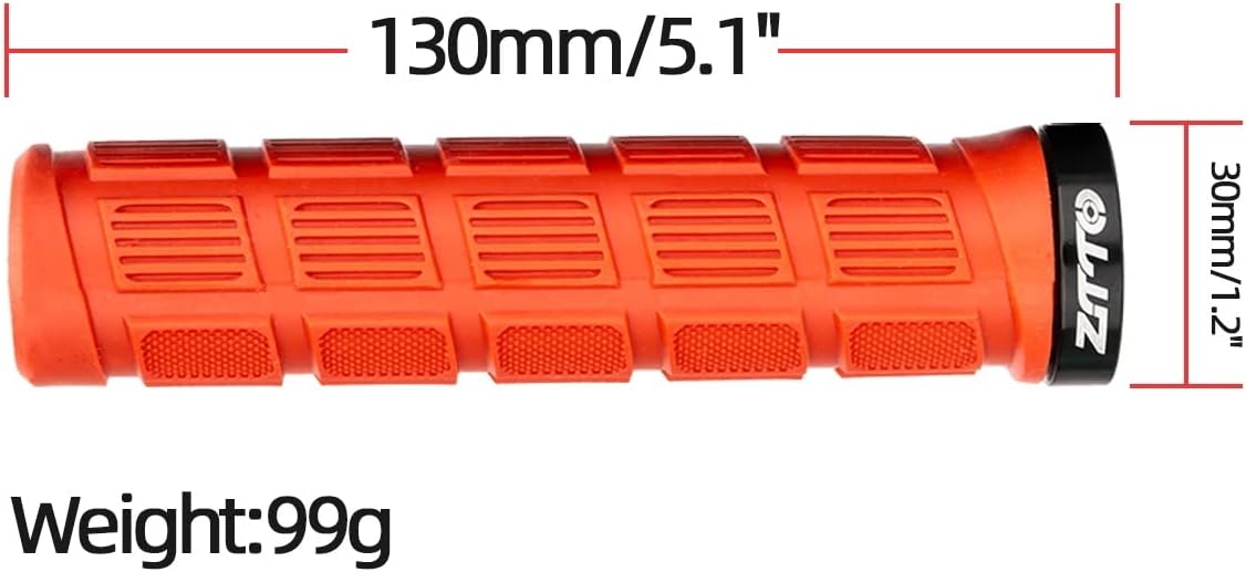 ZTTO Agarres de manillar de bicicleta, agarre de mano de goma antideslizante para BMX, montaña, MTB, E-Bike, bicicleta plegable