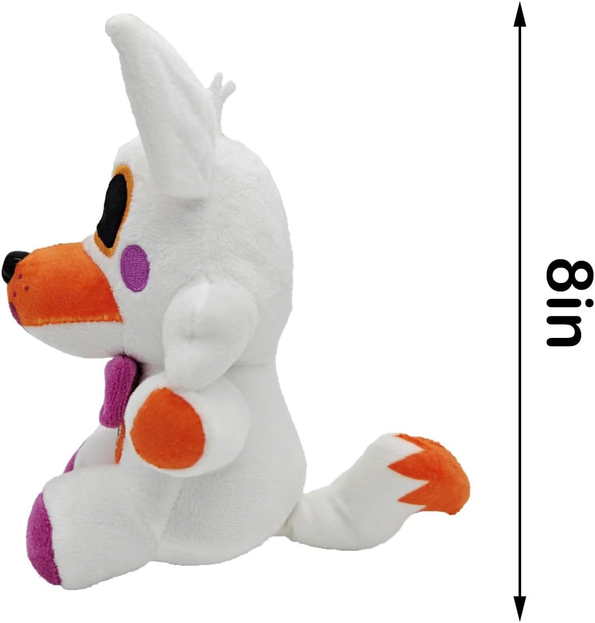 Juguete de peluche Lolbit, juguete de peluche FNAF, colección de regalo para niños, 8 pulgadas