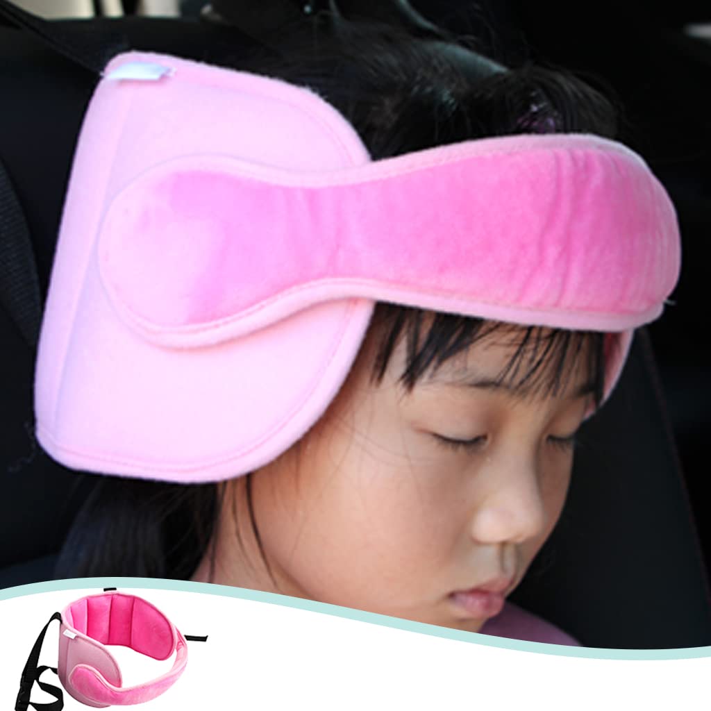 vocheer Banda de soporte para la cabeza del asiento de automóvil para bebé, ajustable para asiento de automóvil, soporte para siesta para niños,