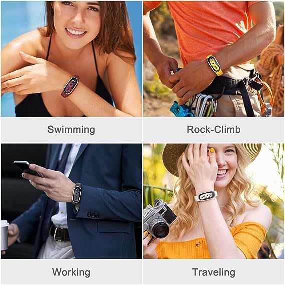 TFXXSJWY Paquete de 3 bandas para Mi Band 8 correas de silicona suave de repuesto pulsera deportiva para Xiaomi Mi Band 8 Accesorios de banda de