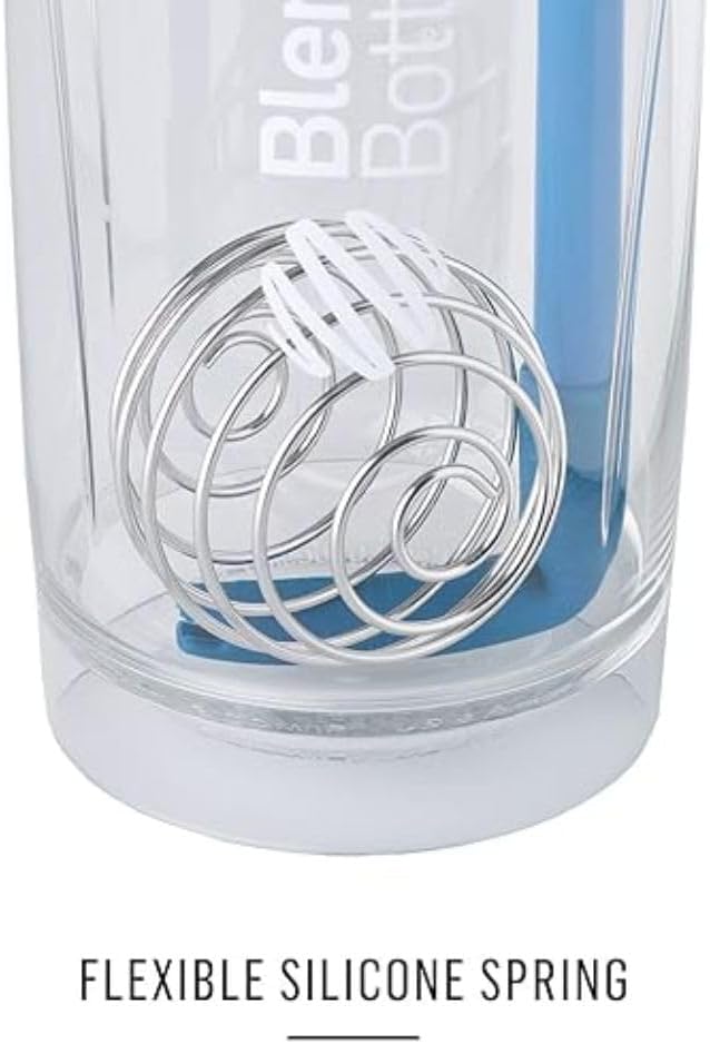 Stay-In-Bottle – Pajitas de silicona reutilizables para botellas BlenderBottle Shaker, color negro y azul (paquete de 2)