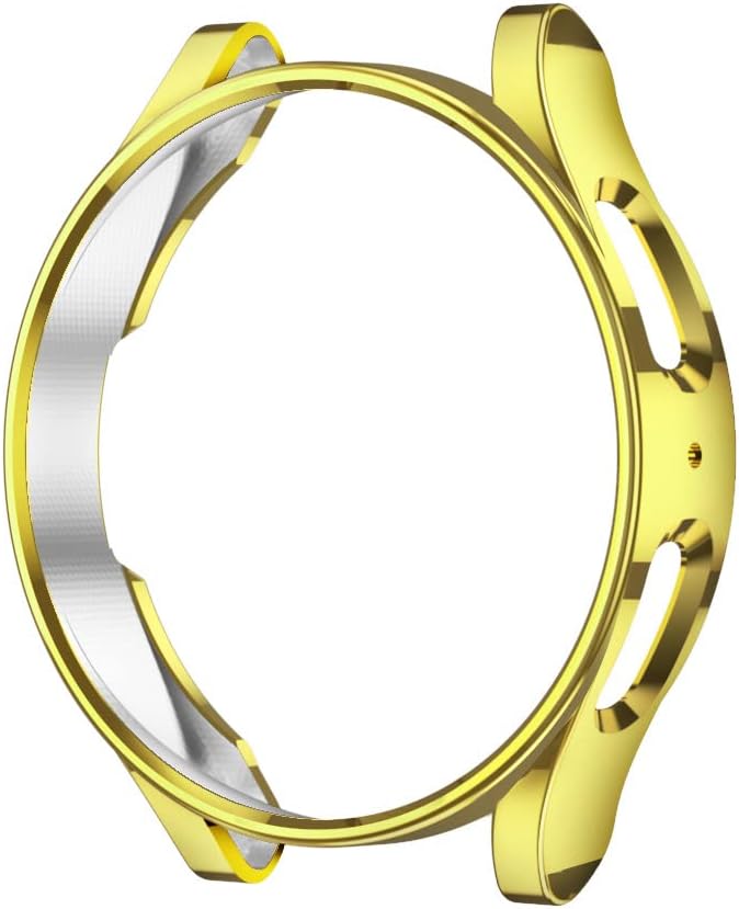 Compatible con Samsung Galaxy Watch 6 1.732 in 1.575 in Correa de acero inoxidable con funda de TPU Galaxy Watch 6 Classic 1.850 in 1.693 in funda