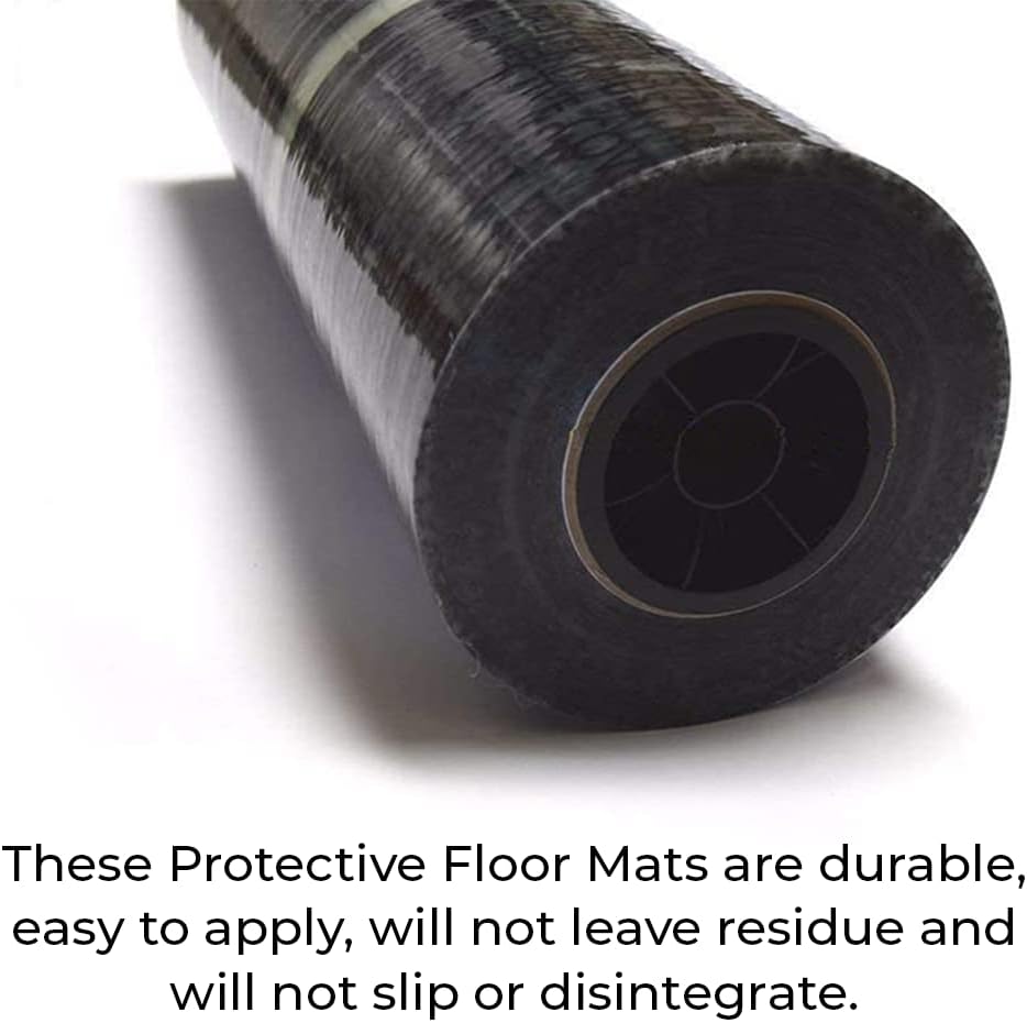 HI-TECH – Alfombrilla autoadhesiva de 4 mil, perforada cada 21 pulgadas, 285 tapetes por rollo, (24 pulgadas de ancho, 500 pies de largo)