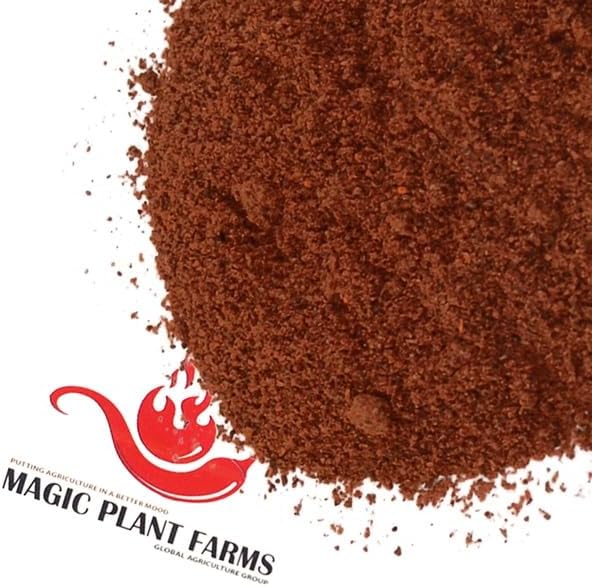 Magic Plant Magic Plant – Polvo de pimienta fantasma de chocolate – Chocolate Bhut Jolokia – Chile molido fino – Chile intensamente picante  800K –