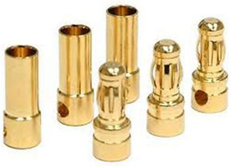 50 pares ShareGoo 0.138 in macho hembra oro banana enchufe bala enchufe enchufe para RC batería ESC motor con 1 correa de batería Lipo