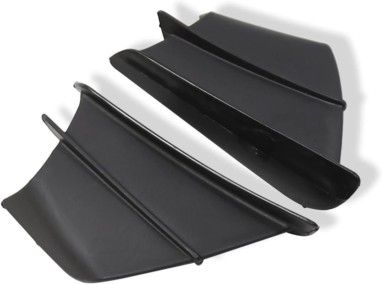 LCCDZ – Kit de alerón aerodinámico de alerón de motocicleta compatible con Yamaha Suzuki Kawasaki H2H2R Scooter (color  fibra mate Look-6, tamaño A)