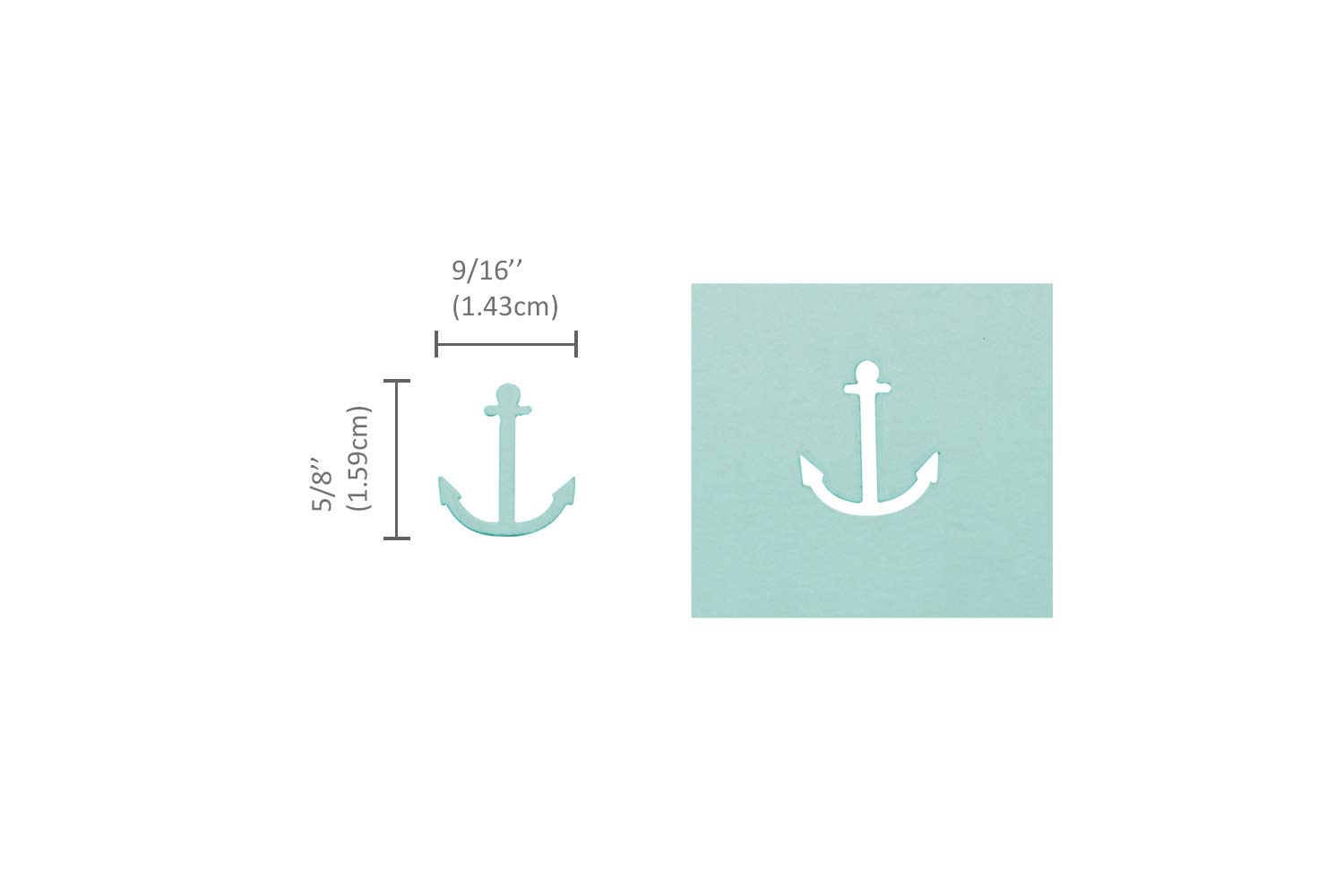 Bira Craft Punzón de palanca de anclaje de 58 pulgadas para manualidades de papel Scrapbooking