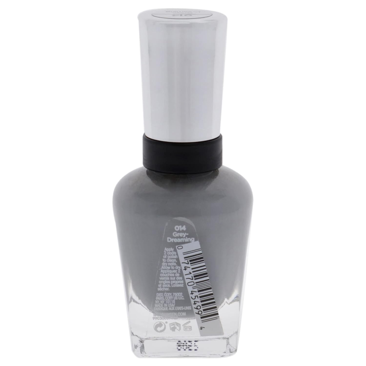 Sally Hansen – Color de uñas de manicura de salón completo, blanco a negro
