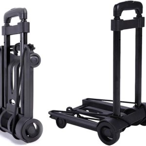 SOLUSTRE Carrito de compras plegable para comestibles, negro, 4 ruedas, material de hierro duradero, fácil de transportar y almacenar, ideal para SOLUSTRE Carrito de compras plegable para comestibles, negro, 4 ruedas, material de hierro duradero, fácil de transportar y almacenar, ideal para