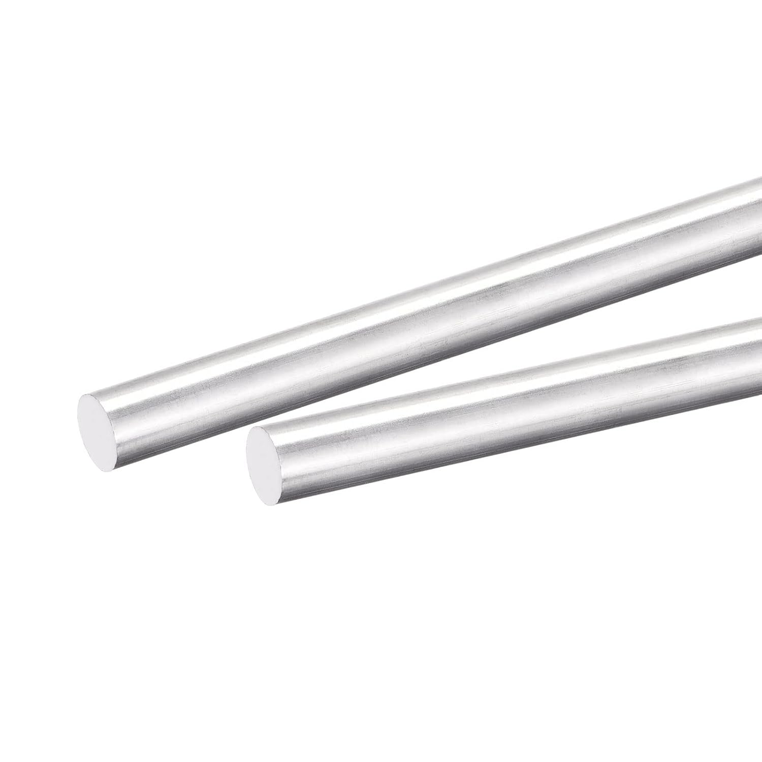 MECCANIXITY Varilla redonda sólida de aluminio de 0.394 in de diámetro, 11.811 in de longitud, para manualidades, paquete de 2 unidades
