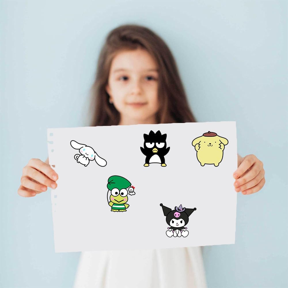 Lindas calcomanías de anime para niños, 24 hojas para hacer tus propias calcomanías de anime de dibujos animados, calcomanías para adolescentes,