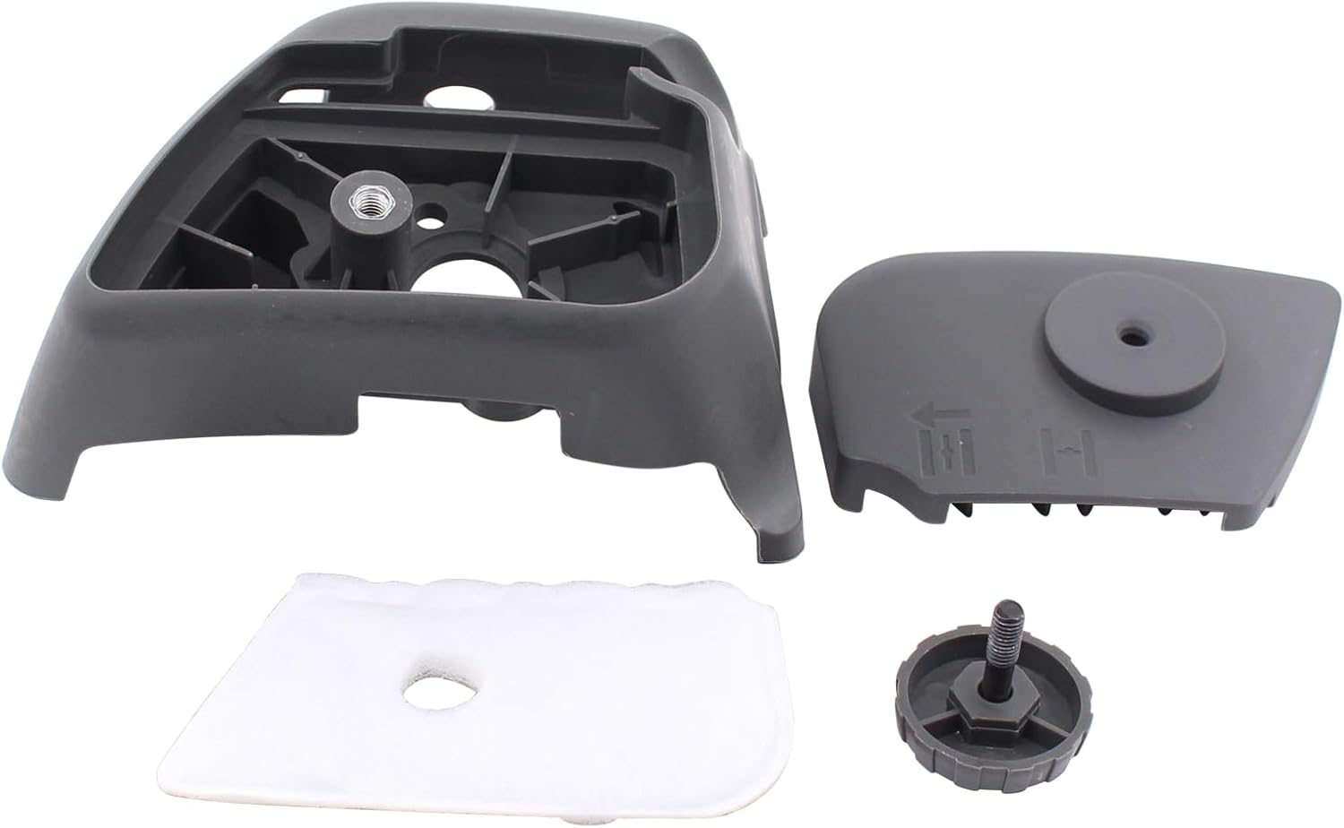 ApplianPar Kit de perilla de cubierta de filtro de aire para Husqvarna 125R 125RJ 128C 128L 128LD 128LDX 128R 128RJ cortador de cuerdas