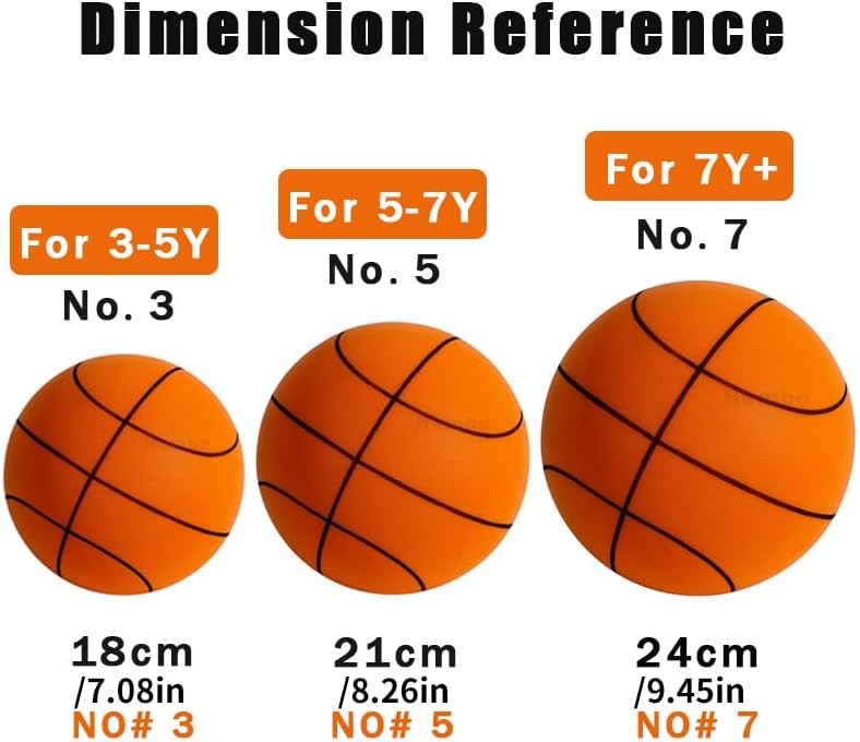 Pelota silenciosa de espuma de alta densidad sin recubrimiento de baloncesto silenciosa pelota de entrenamiento interior baloncesto fácil de agarrar