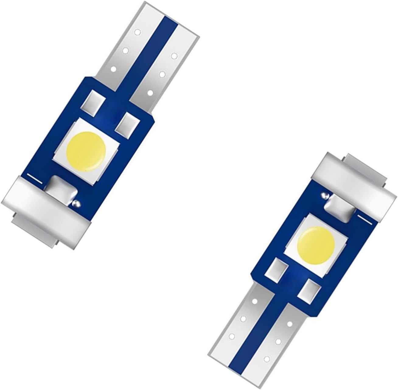 MOAEWN Xenon White T5 37 74 73 2723 2721 T10 168 194 158 2825 Bombilla LED de repuesto para panel de instrumentos, lámpara indicadora de panel de