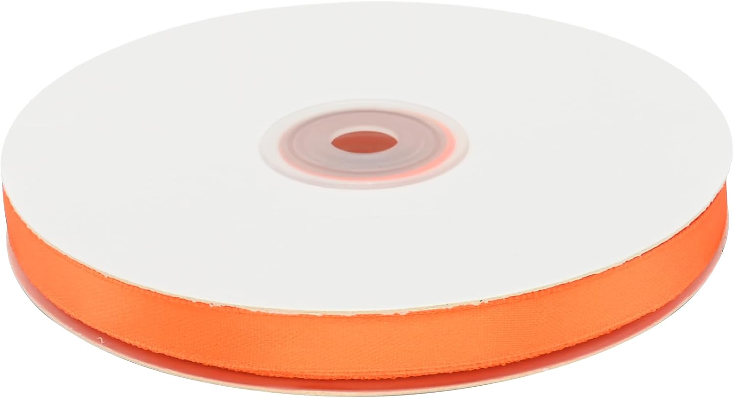 Cinta de satén naranja de doble cara de 38 pulgadas x 50 yardas, cintas de poliéster naranja para envolver regalos, cinta de tela para manualidades,