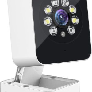 WOOLINK Cámara de seguridad para interiores 2K para monitor de bebé, cámara de seguridad WiFi de 2.4 GHz al aire libre, cámara IP65 para seguridad WOOLINK Cámara de seguridad para interiores 2K para monitor de bebé, cámara de seguridad WiFi de 2.4 GHz al aire libre, cámara IP65 para seguridad