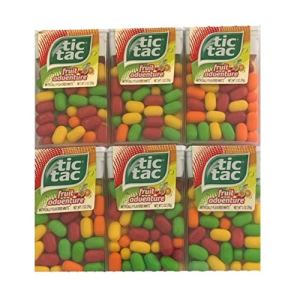 Tic Tac Fruit Adventure Mentas Fruit Adventure Tic Tacs Mentas con sabor a fruta Caramelo afrutado Paquete de 6 Tubos de 1 onza Tic Tac Fruit Adventure Mentas Fruit Adventure Tic Tacs Mentas con sabor a fruta Caramelo afrutado Paquete de 6 Tubos de 1 onza