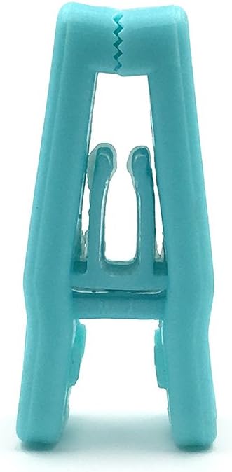 Clips de plástico para colgar ropa (20, aguamarina)