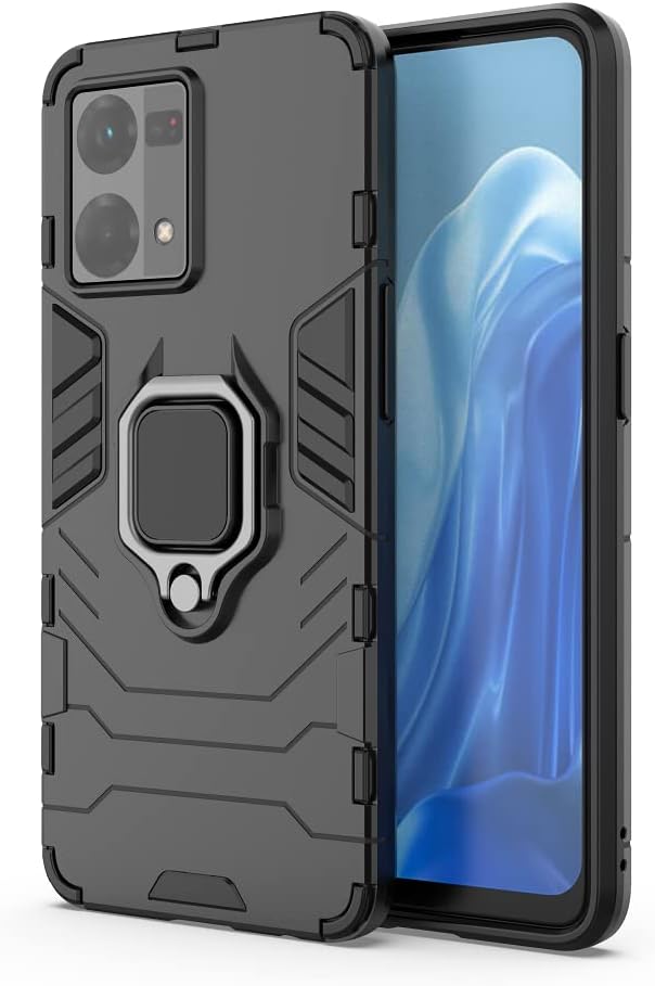 Funda para Oppo Reno 7 4G, soporte magnético para automóvil para Oppo Reno7 4G CPH2363  F21s Pro 4G CPH2461  F21 Pro 4G, color negro