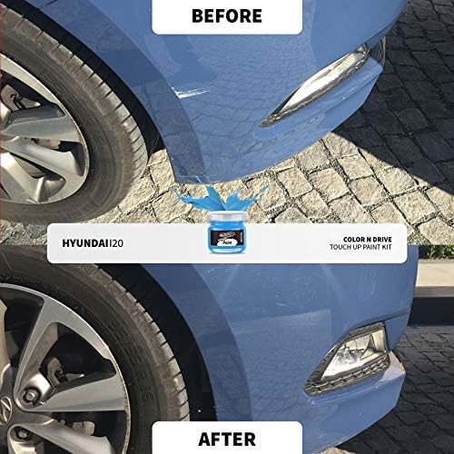 Color N Drive Pintura de retoque blanca pura para Volkswagen, aplicación fácil y rápida, resultados profesionales, combinación perfecta, calidad