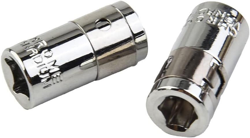 4 adaptadores de puntas de destornillador, convertidor de puntas hexagonales de 14 pulgadas a 14 pulgadas, conector de cabeza de destornillador de