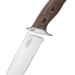 Gil Hibben Tundra Hunter Cuchillo de hoja fija Hoja de acero inoxidable 420 HC, básculas de mango G10 mecanizadas CNC, pomo de acero inoxidable Gil Hibben Tundra Hunter Cuchillo de hoja fija Hoja de acero inoxidable 420 HC, básculas de mango G10 mecanizadas CNC, pomo de acero inoxidable