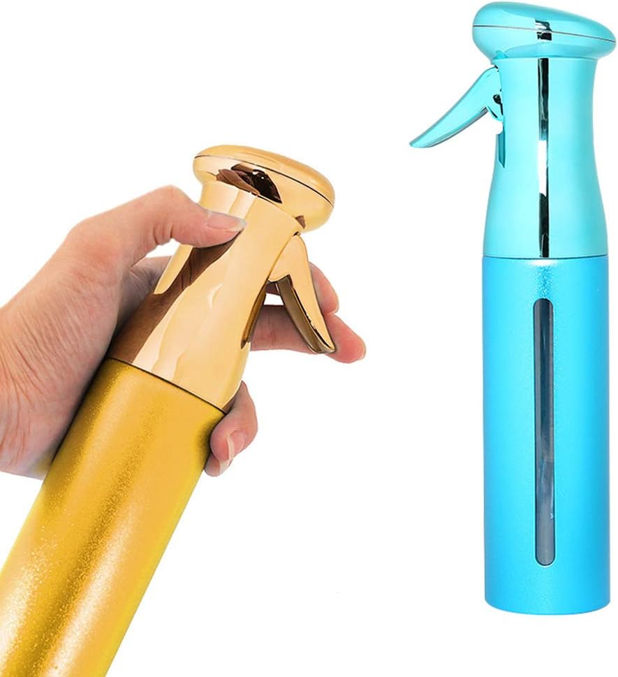 Beaupretty Botellas de spray para el cabello, pulverizadores de bomba de agua para estilista de cabello de niebla fina, latas de riego de flores
