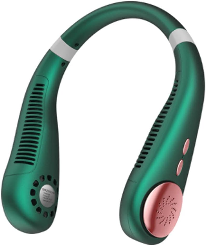 Mini ventilador portátil USB para colgar en el cuello, ventilador de enfriamiento silencioso ventilador de luz portátil USB recargable ventiladores