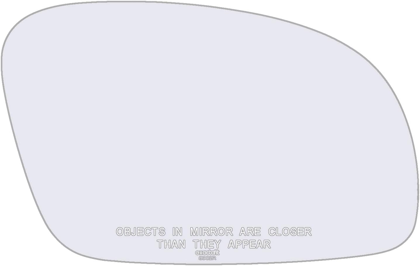 exactafit 8902R – Espejo retrovisor lateral para pasajero, repuesto derecho compatible con Volkswagen Beetle 2001-2010