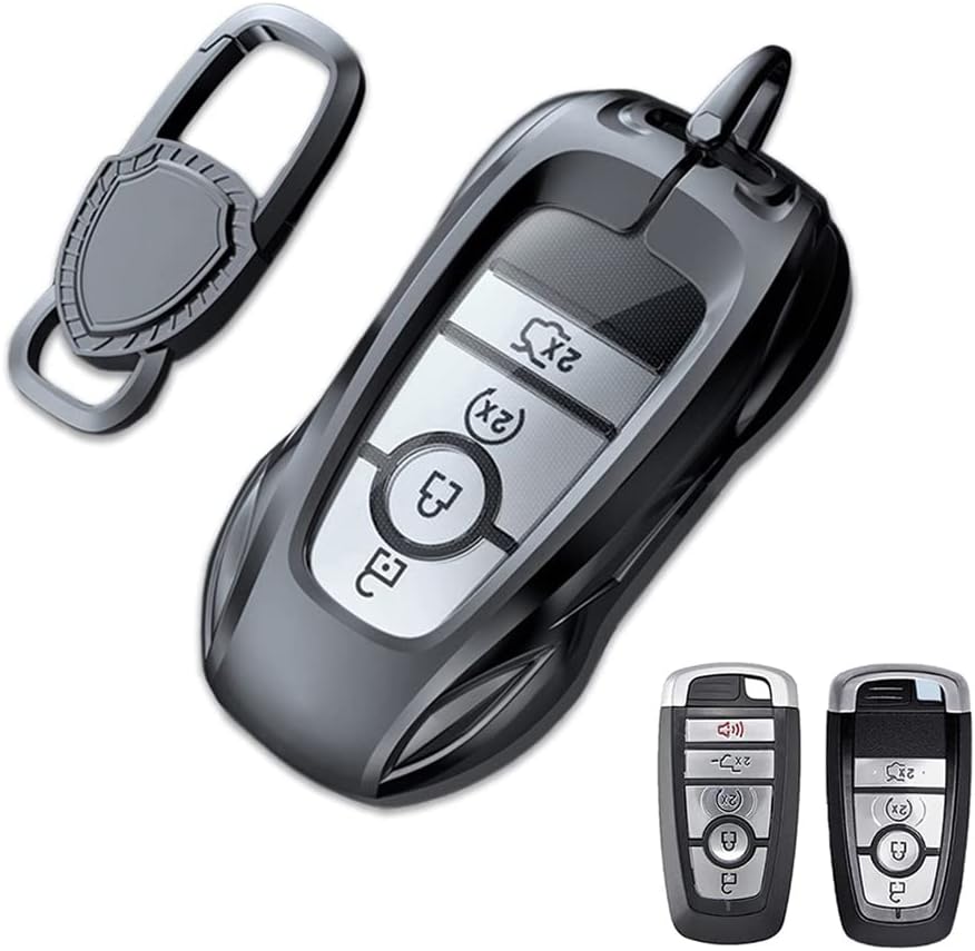 Funda de metal de aleación de zinc para Ford Fusion F150 F250 F350 F450 F550 Edge Explorer Escape Mustang