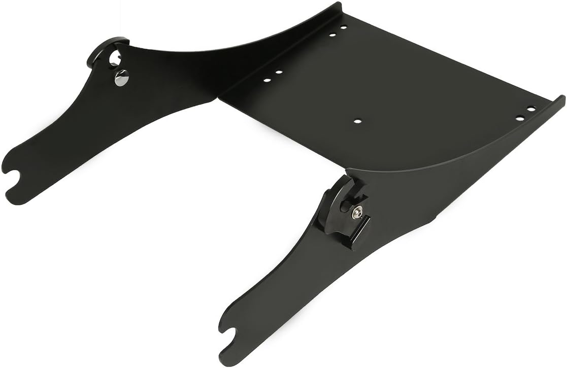 TCT-MOTORPARTS Respaldo de maletero picado, estante superior de montaje para Harley Tour Pak Trunk Touring Electra Glide Road Glide Street Glide