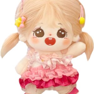 niannyyhouse Muñeca de peluche de 7.9 in para niña, cuerpo de peluche humanoide desnudo, sin atributo, 8 pulgadas, cuerpo normal, ropa, regalos de niannyyhouse Muñeca de peluche de 7.9 in para niña, cuerpo de peluche humanoide desnudo, sin atributo, 8 pulgadas, cuerpo normal, ropa, regalos de