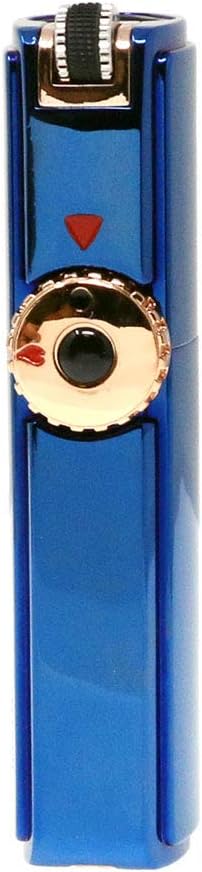 Skyline – Encendedor de cigarrillos con triple chorro de llama con herramienta de corte de puros (azul)
