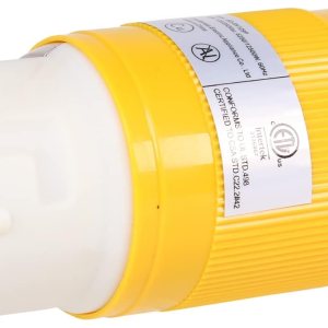 Journeyman-Pro CS6364C – Conector de cable generador de 50 amperios 125250 voltios, enchufe hembra con bloqueo giratorio, conexión a tierra de grado Journeyman-Pro CS6364C – Conector de cable generador de 50 amperios 125250 voltios, enchufe hembra con bloqueo giratorio, conexión a tierra de grado