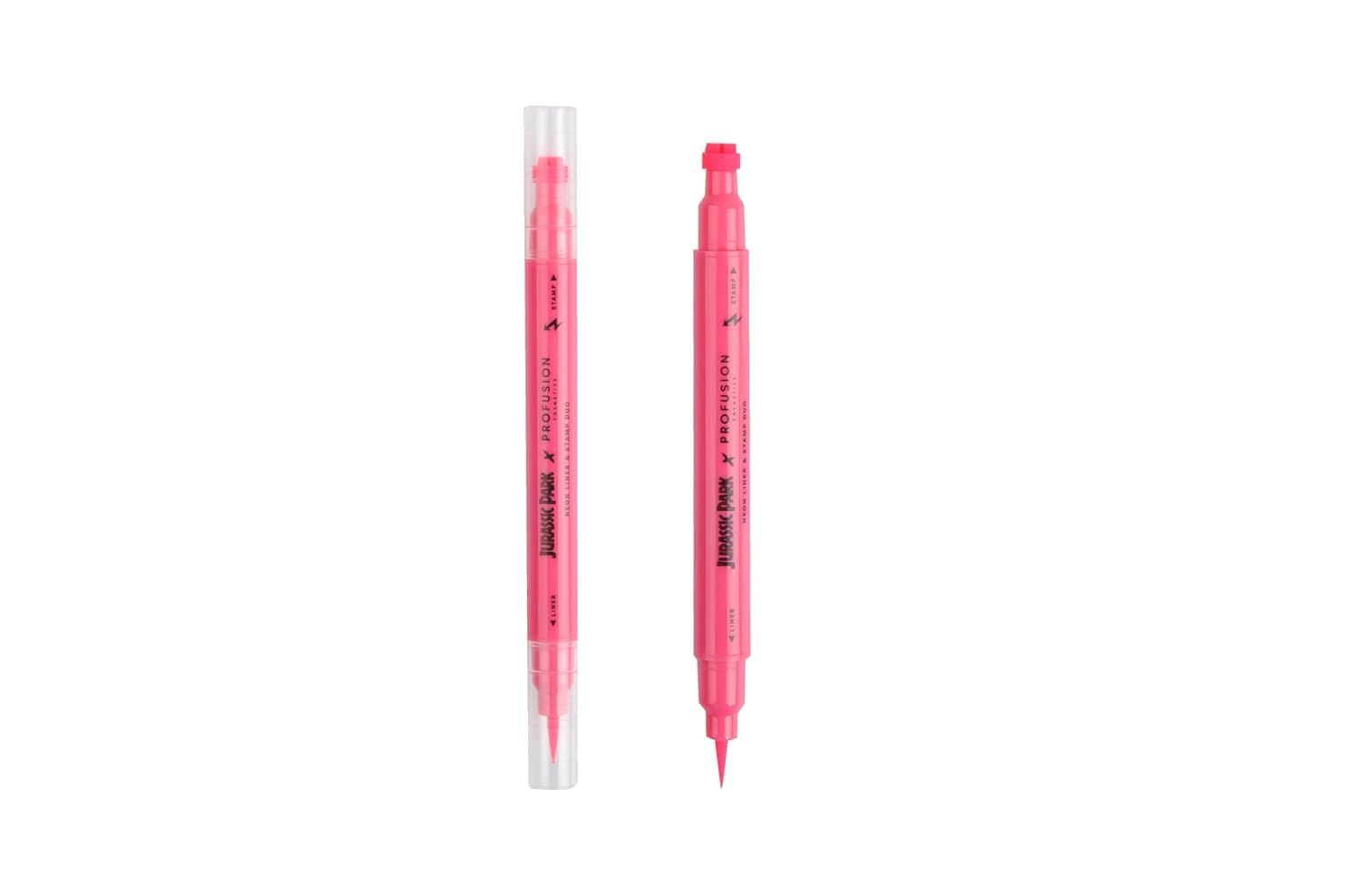 Profusion Cosmetics JURASSIC PARK 5 Colorways Neon Liquid Liner y Face Stamp Duo  Da rienda suelta a un aspecto vibrante con creatividad altamente